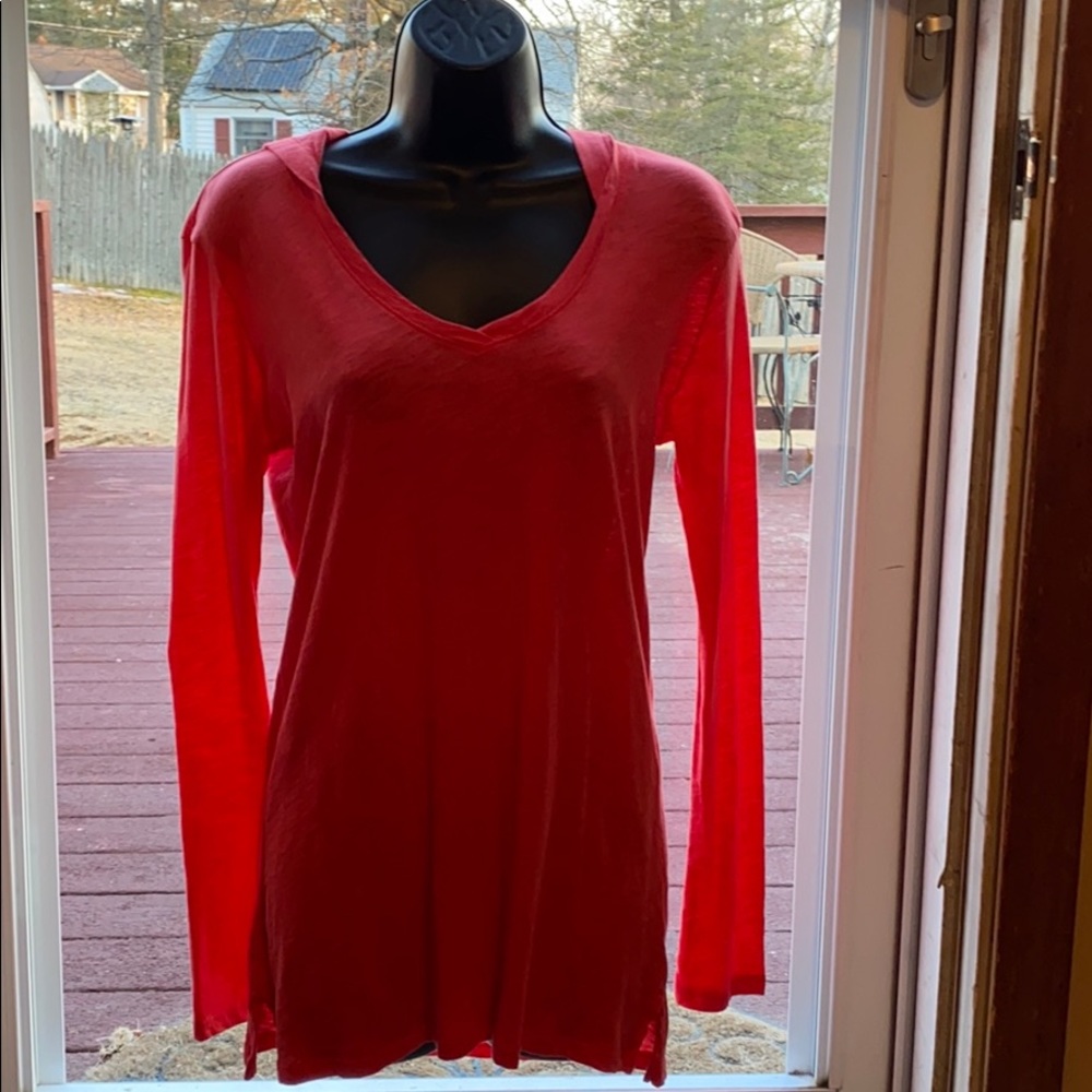 Cynthia Rowley hooded T-shirt tunic